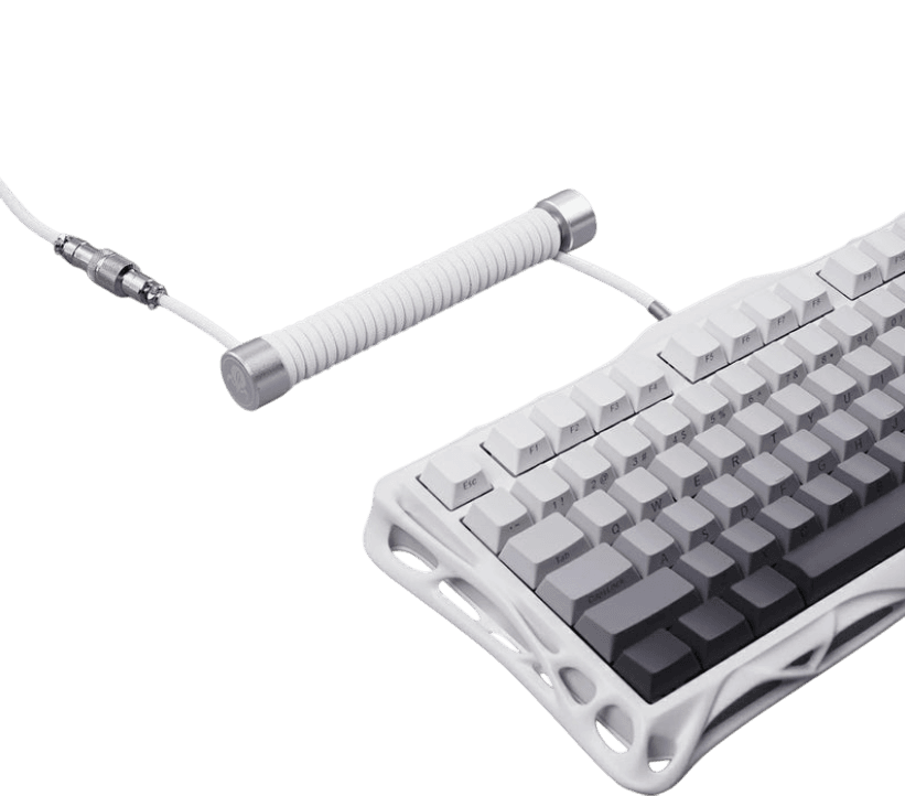 GRAVASTAR COILED AVIATOR CABLE (WHITE) — 2-rasm