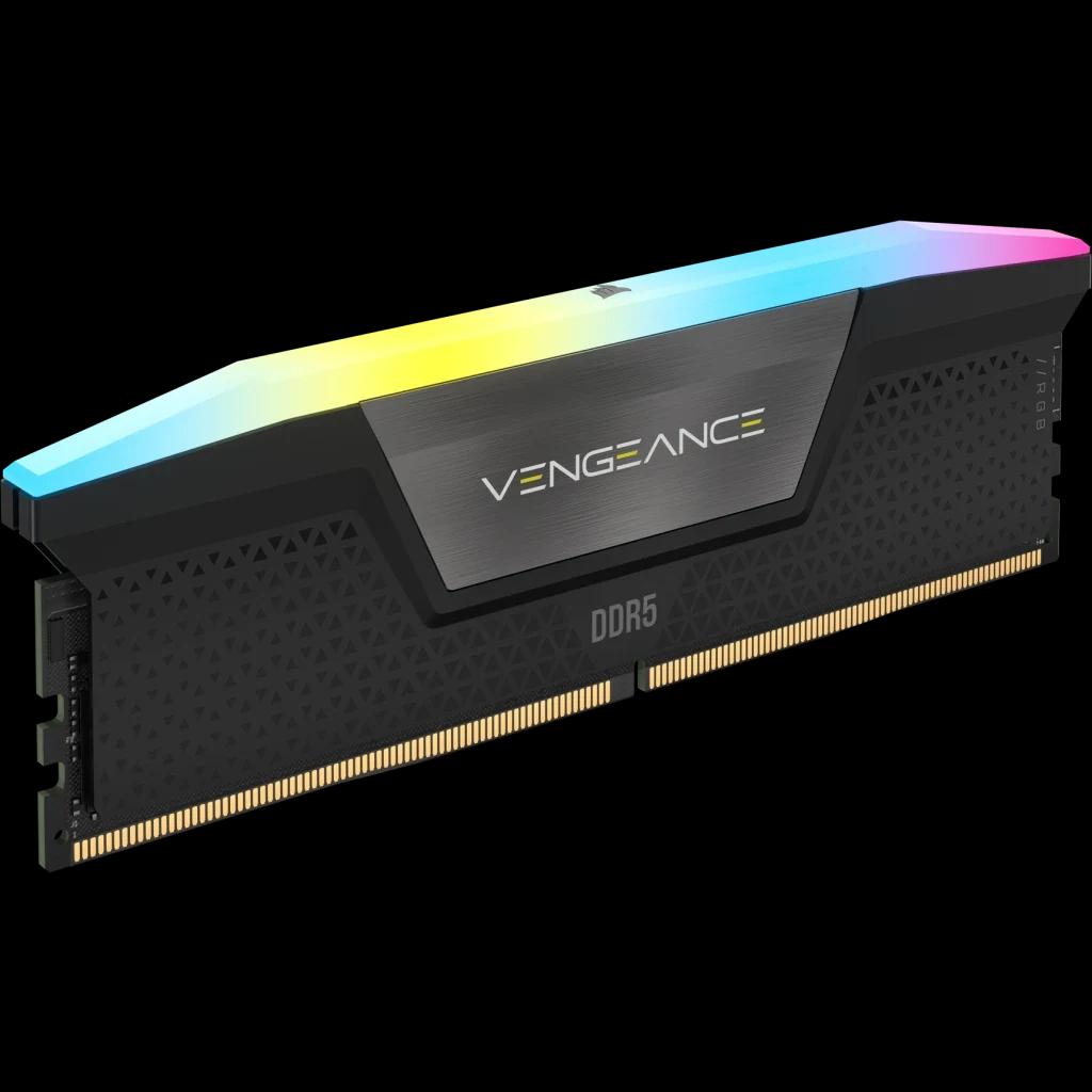 CORSAIR VENGEANCE RGB DDR5 32GB (2x16GB) 6000MHz CL36 (Black) — фото 5