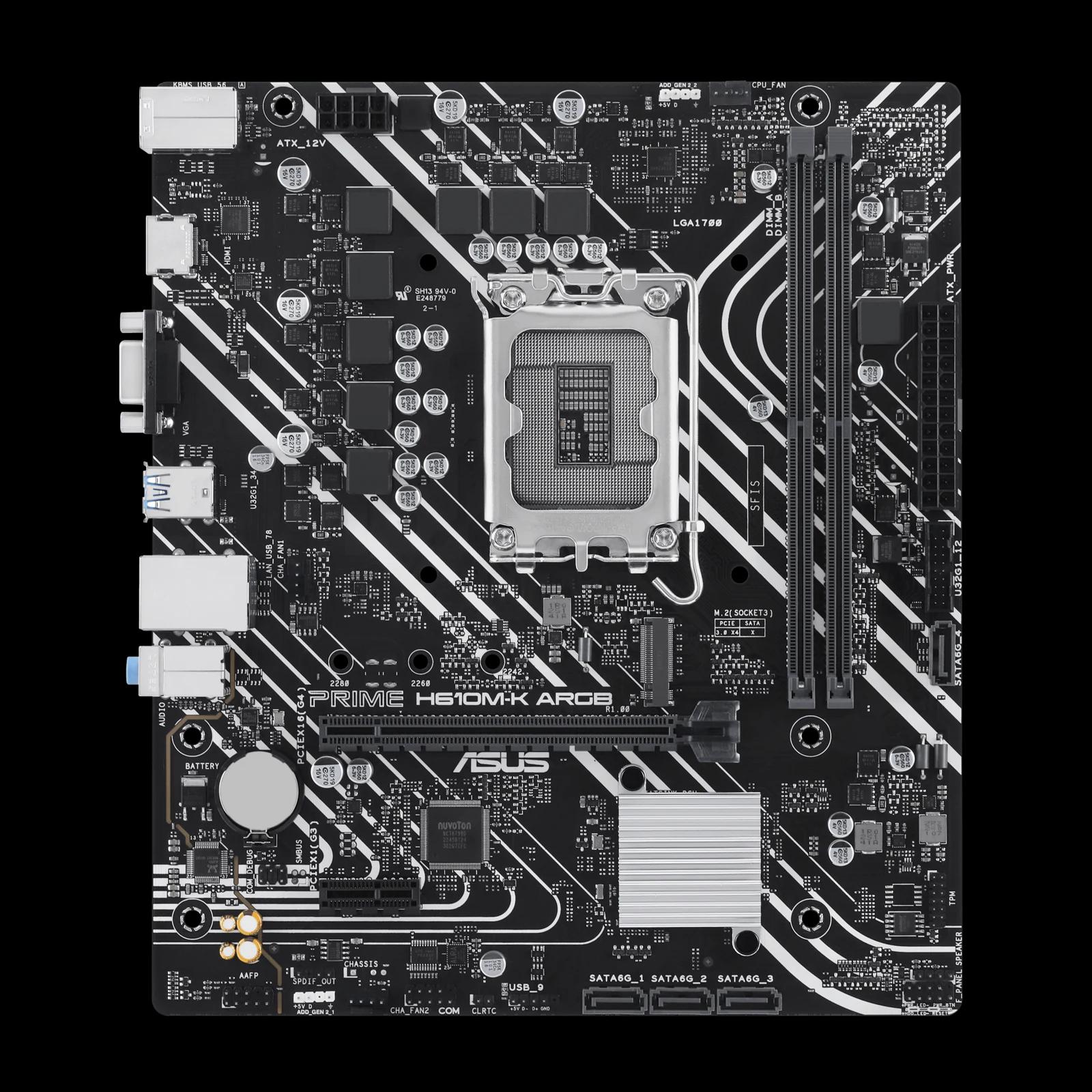 ASUS PRIME H610M-K ARGB