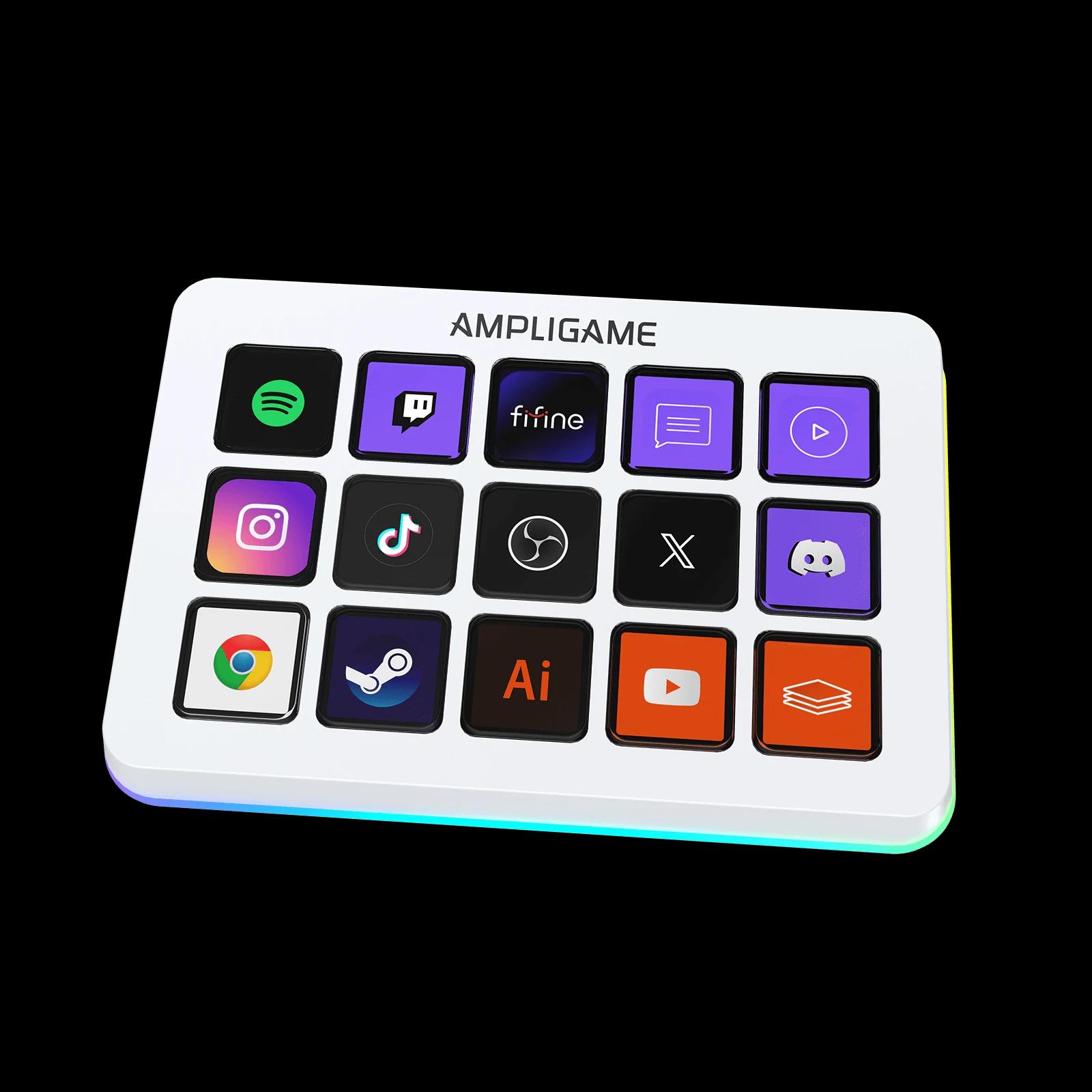Strim-kontroller FIFINE AmpliGame D6 (White) — 1-rasm