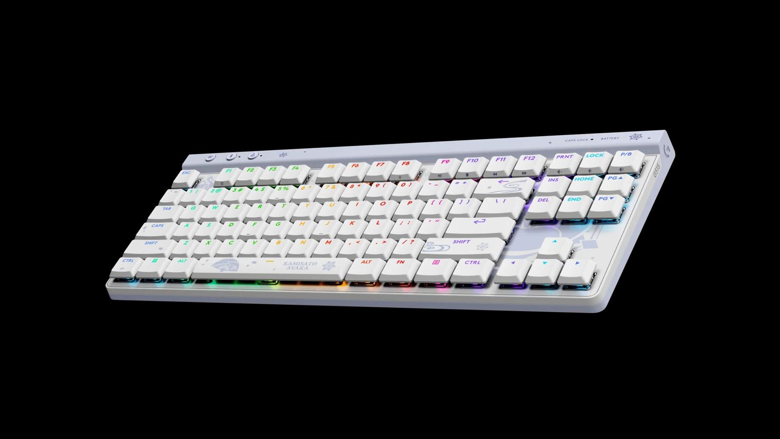 Logitech G515 Lightspeed TKL (Kamisato Ayaka Special Edition) — 2-rasm