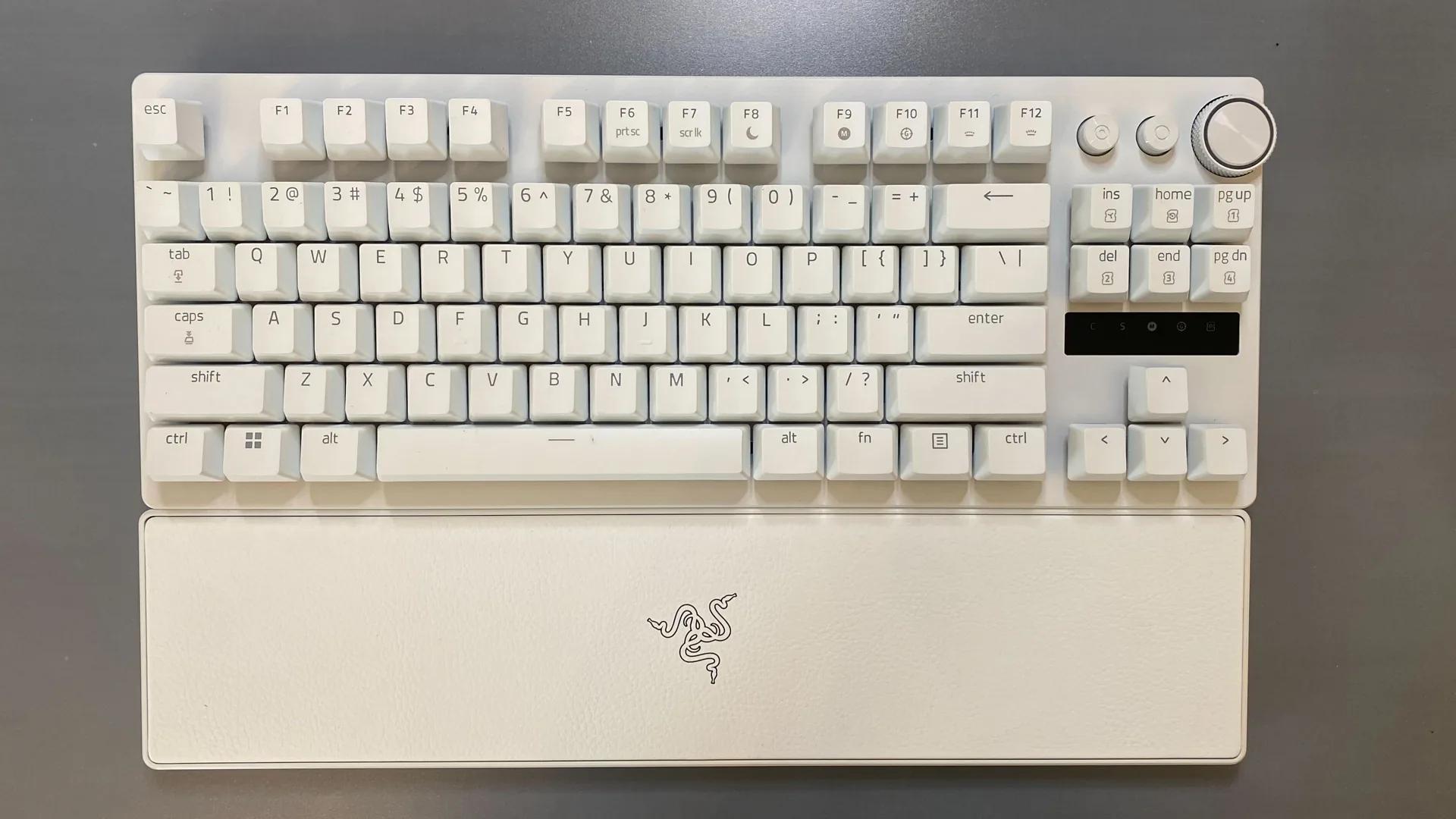 RAZER HUNTSMAN V3 PRO TENKEYLESS WHITE — 2-rasm