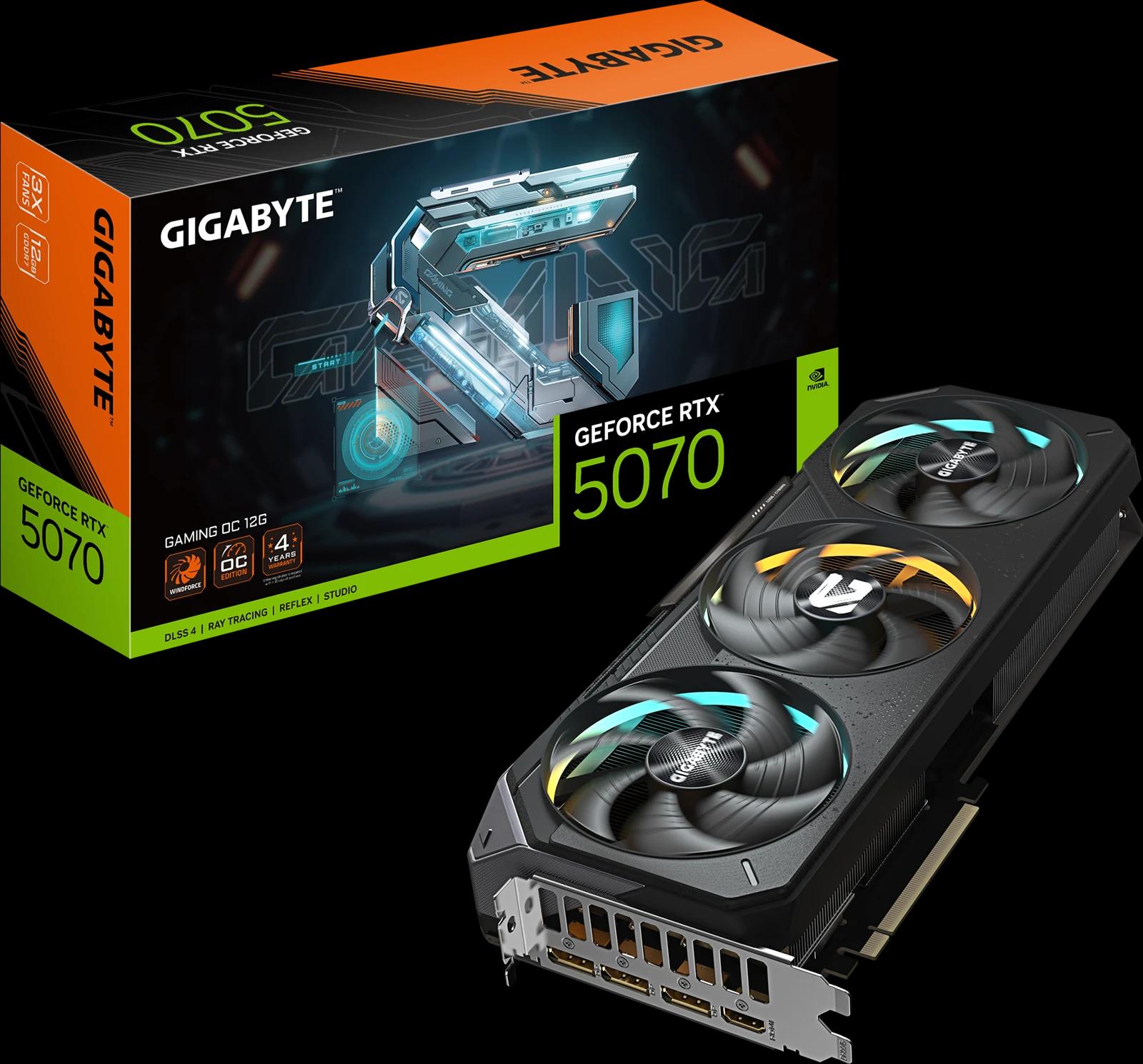 GIGABYTE GeForce RTX 5070 GAMING OC 12G — фото 5