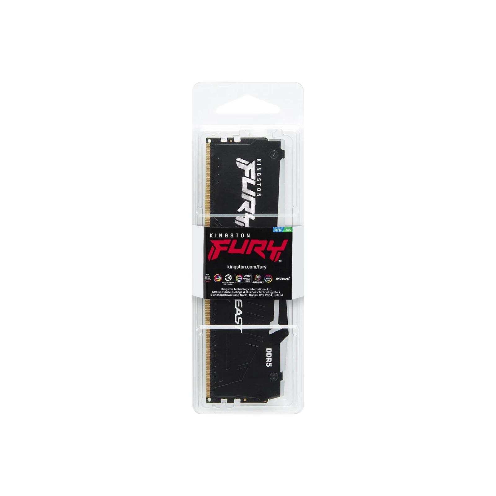 Kingston FURY Beast RGB DDR5 16GB 5600 MT/s (Black) — фото 3