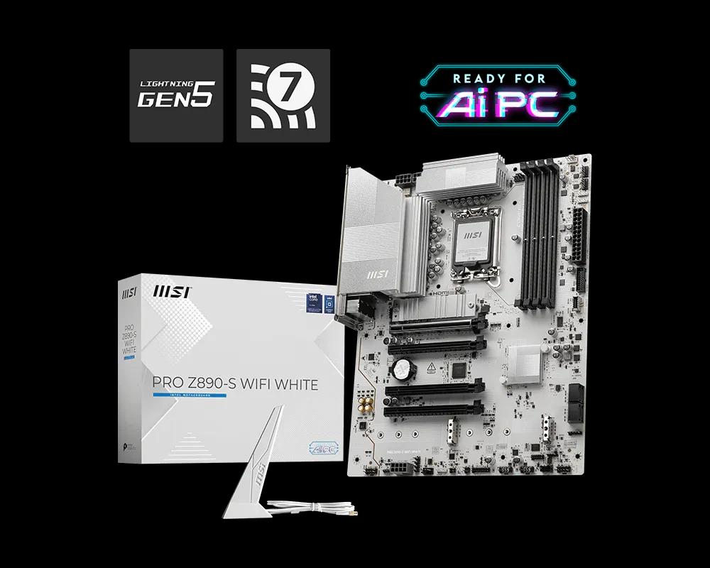 MSI PRO Z890-S WIFI WHITE