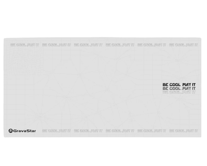 GRAVASTAR GAMING MOUSE PAD (WHITE)