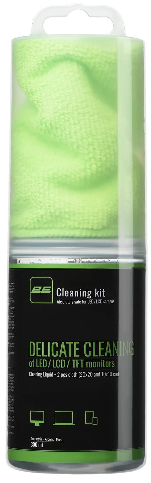 2E Cleaning Kit 300 ml + 2 cloths (Green) — фото 3