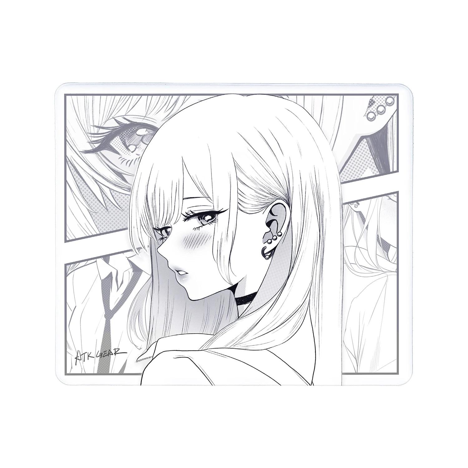 Коврик для мыши ATK Anime Mouse Pad Reverie (Black-White)