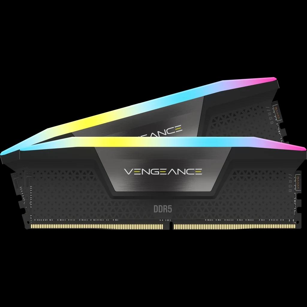CORSAIR VENGEANCE RGB DDR5 32GB (2x16GB) 6000MHz CL36 (Black) — фото 4
