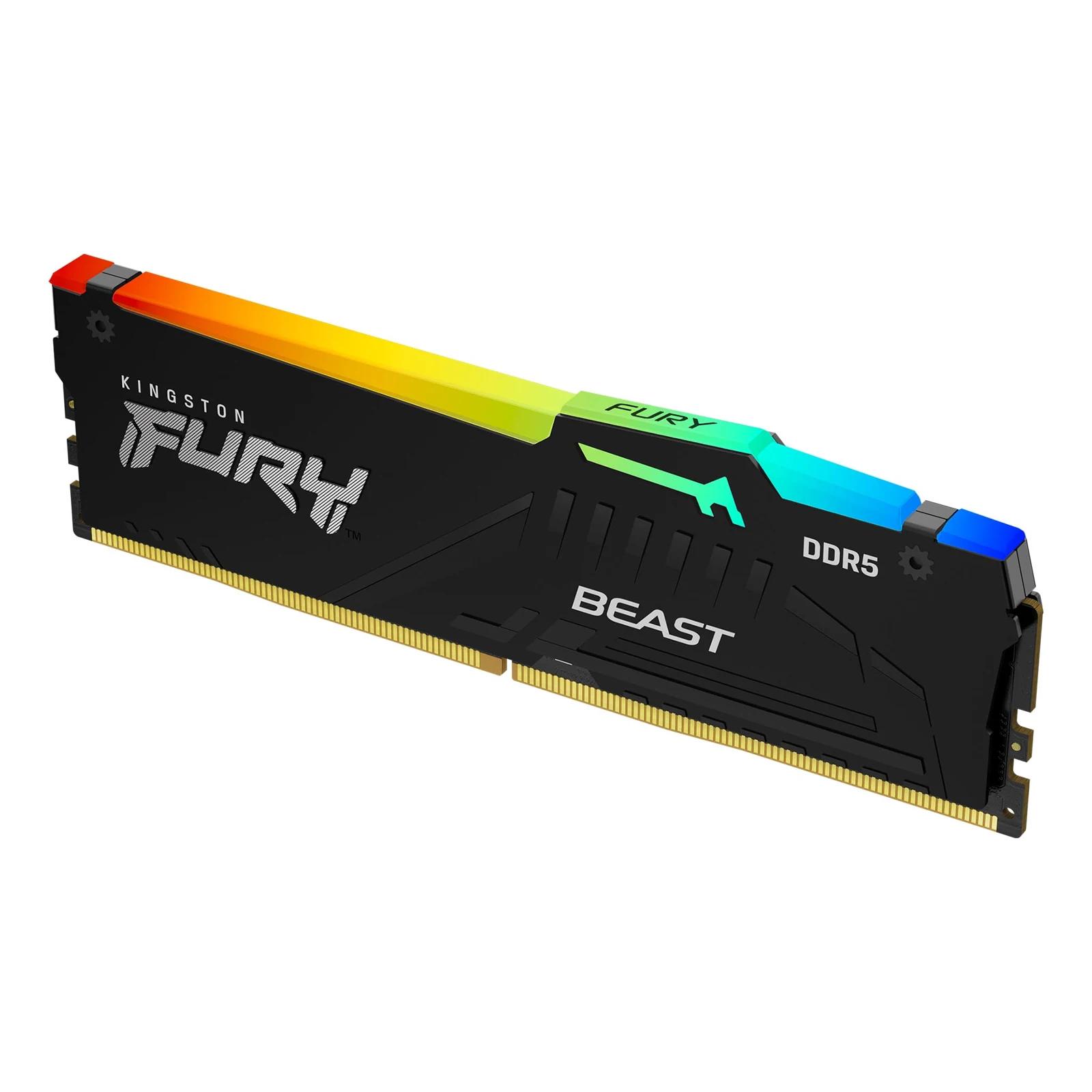 Kingston FURY Beast RGB DDR5 16GB 5600 MT/s (Black) — фото 2