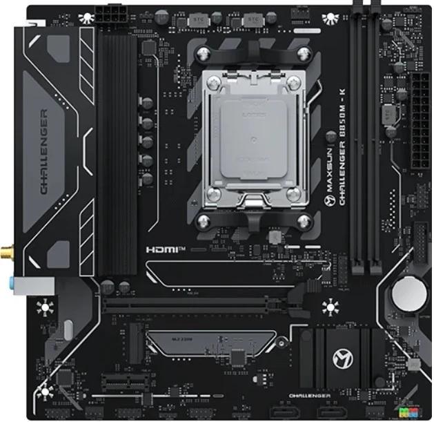 MAXSUN CHALLENGER B850M-K WIFI AMD SOCKET AM5(BLACK)