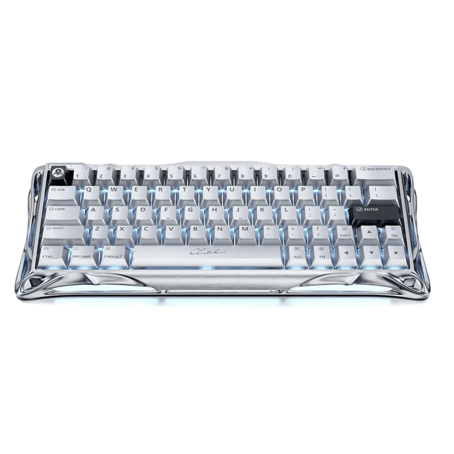 GravaStar Mercury V60 Pro (Chrome Silver) — 1-rasm