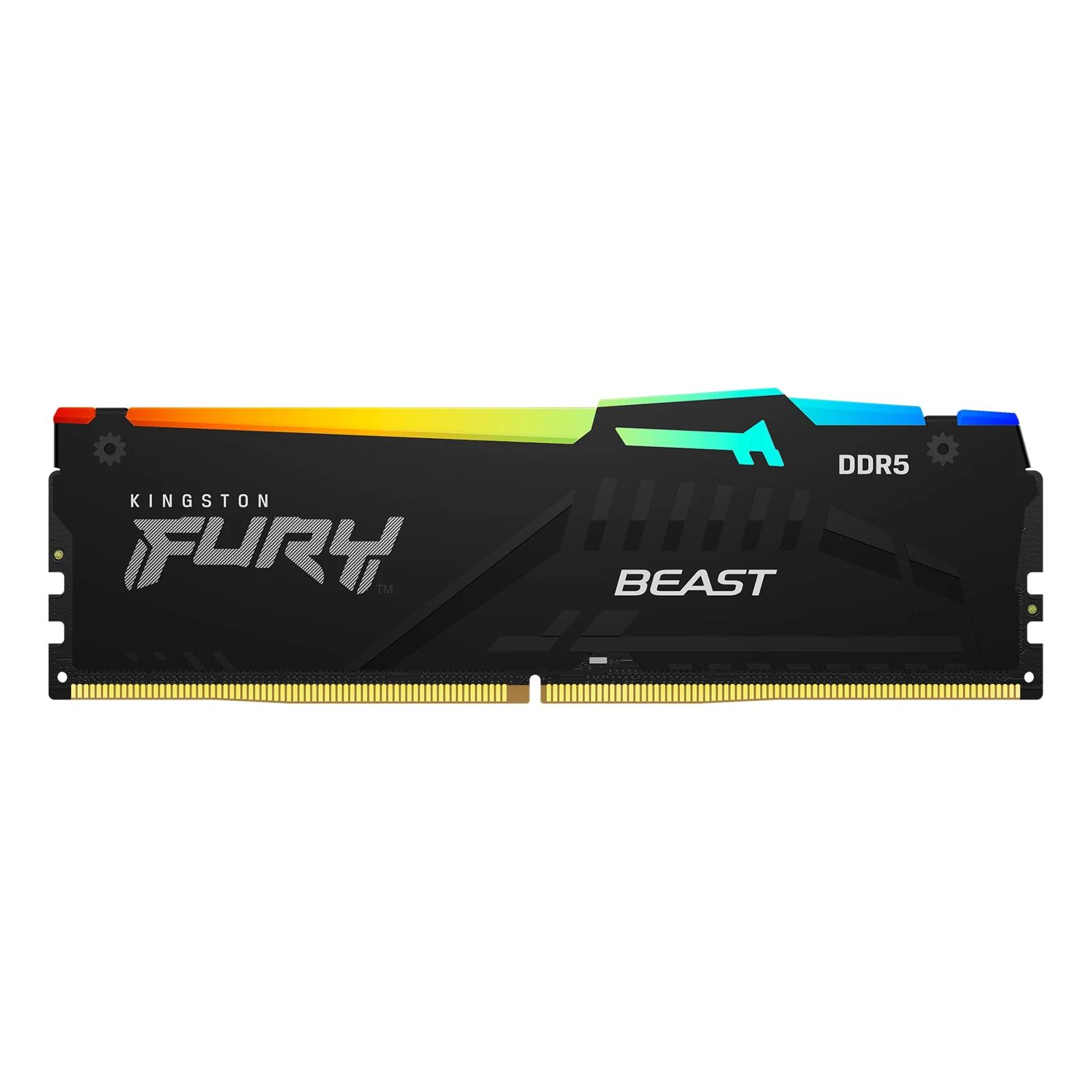 Kingston FURY Beast RGB DDR5 16GB 5600 MT/s (Black)