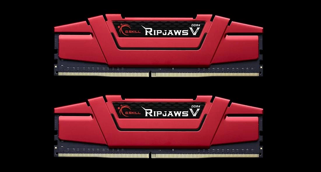 G.SKILL Ripjaws V DDR4 16GB (2×8GB) 3000 MT/s CL16 (Red)