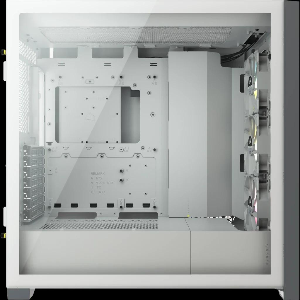 Kompyuter korpusi CORSAIR iCUE 5000X RGB (White) — 3-rasm