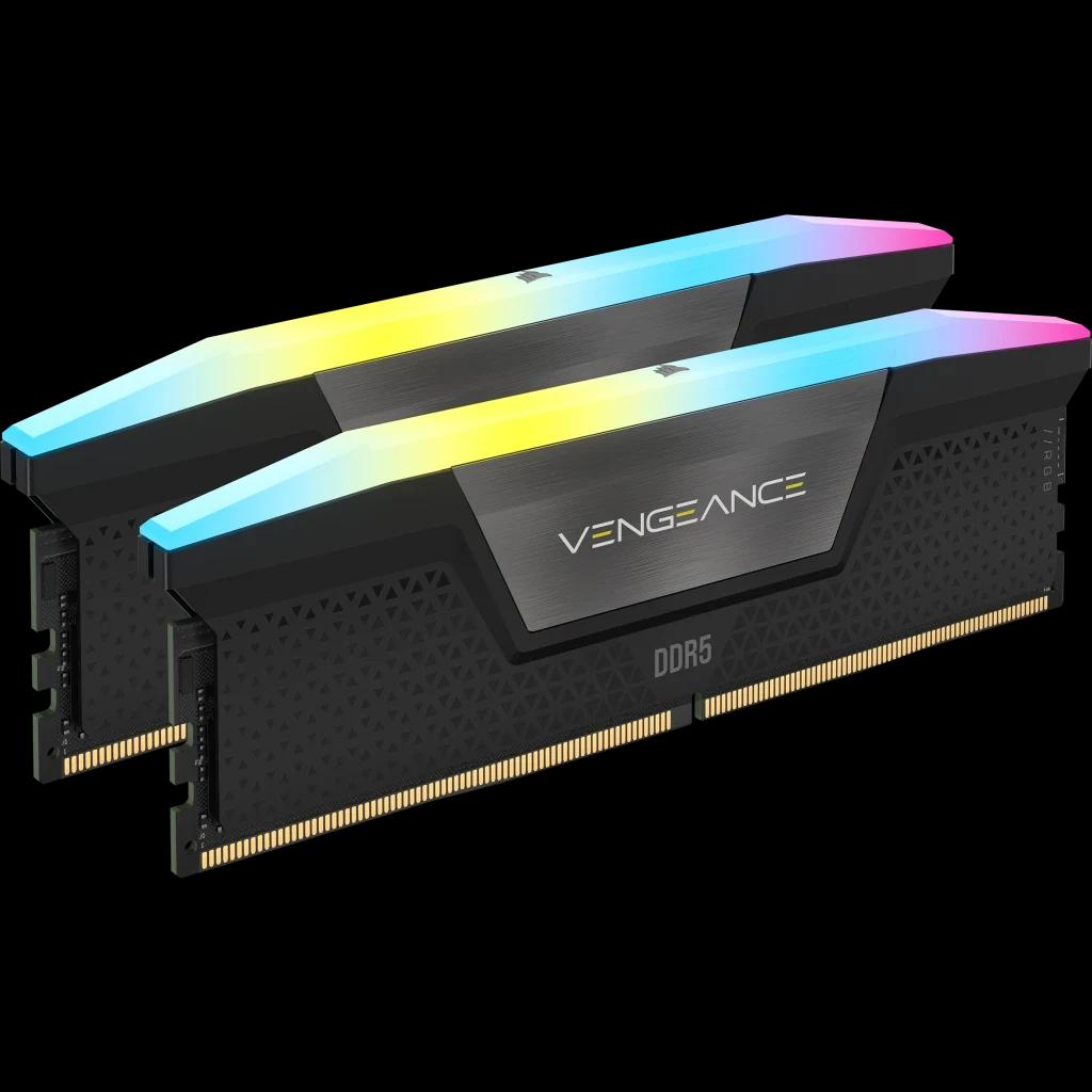CORSAIR VENGEANCE RGB DDR5 32GB (2x16GB) 6000MHz CL36 (Black)
