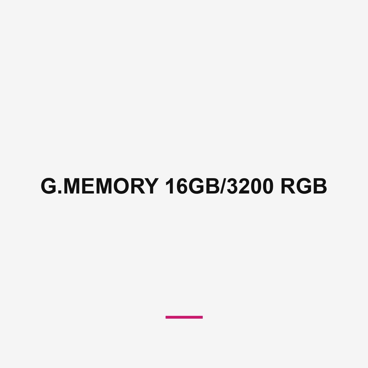 G.MEMORY 16GB/3200 RGB