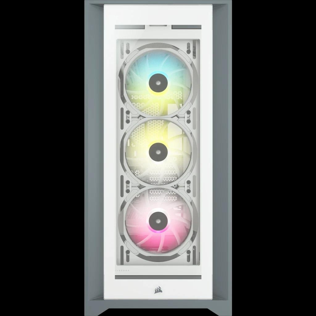 Kompyuter korpusi CORSAIR iCUE 5000X RGB (White) — 2-rasm