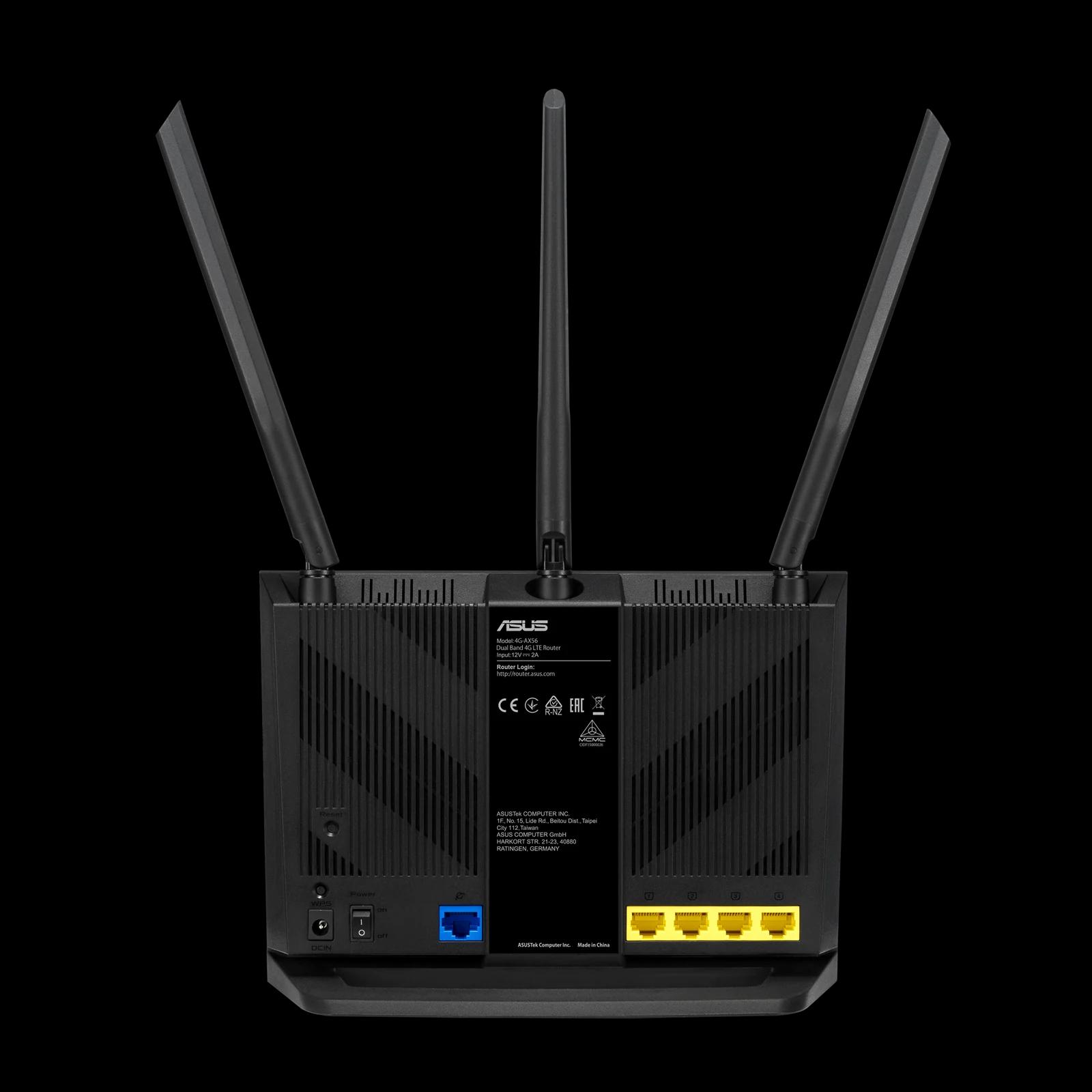 WI-FI ROUTER ASUS 300M LTE ADVANCED 4G-AX56 — фото 3